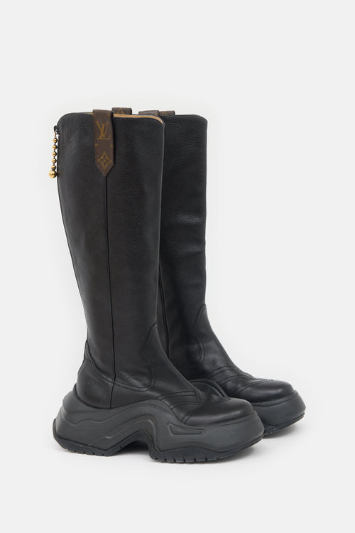 Louis Vuitton Leather LV Archlight 2.0 Knee Boot