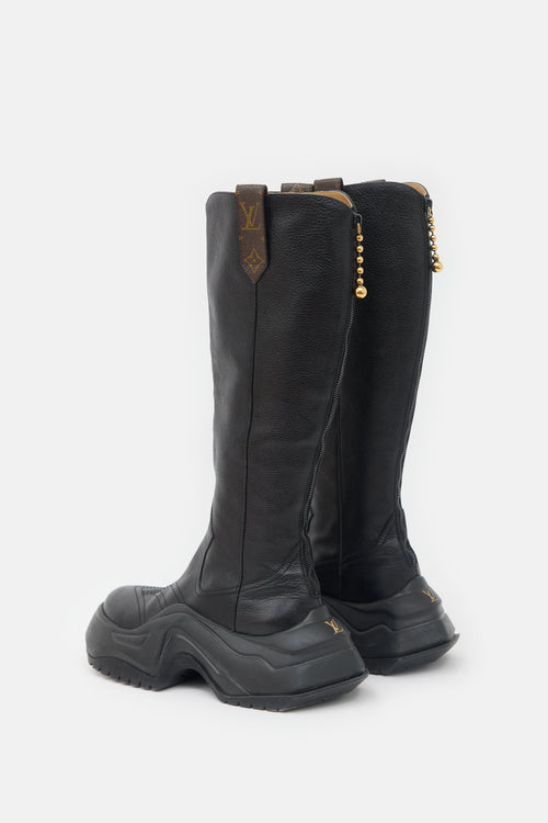 Louis Vuitton Leather LV Archlight 2.0 Knee Boot