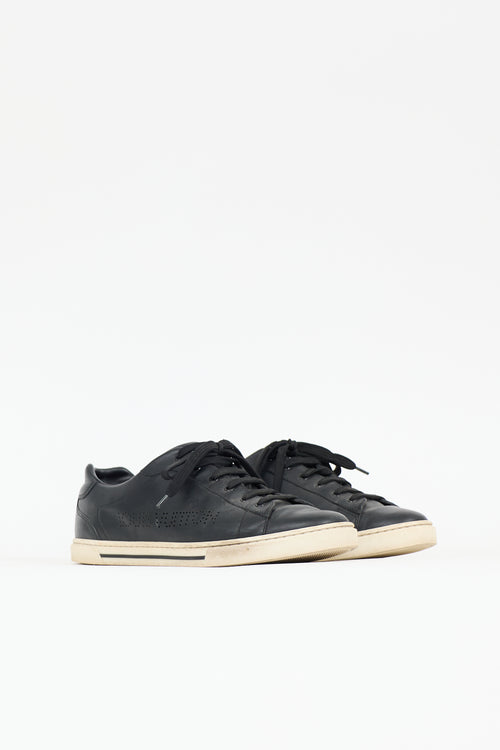 Louis Vuitton Leather & Shearling Sneaker