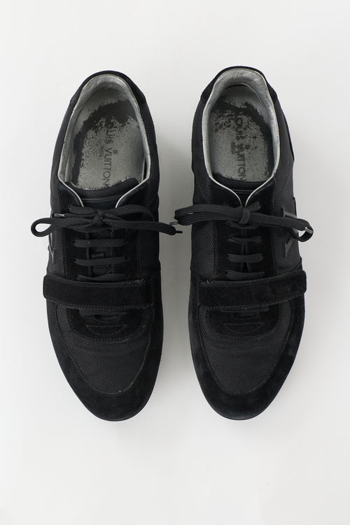 Louis Vuitton Mesh & Suede Stardust LV Sneaker