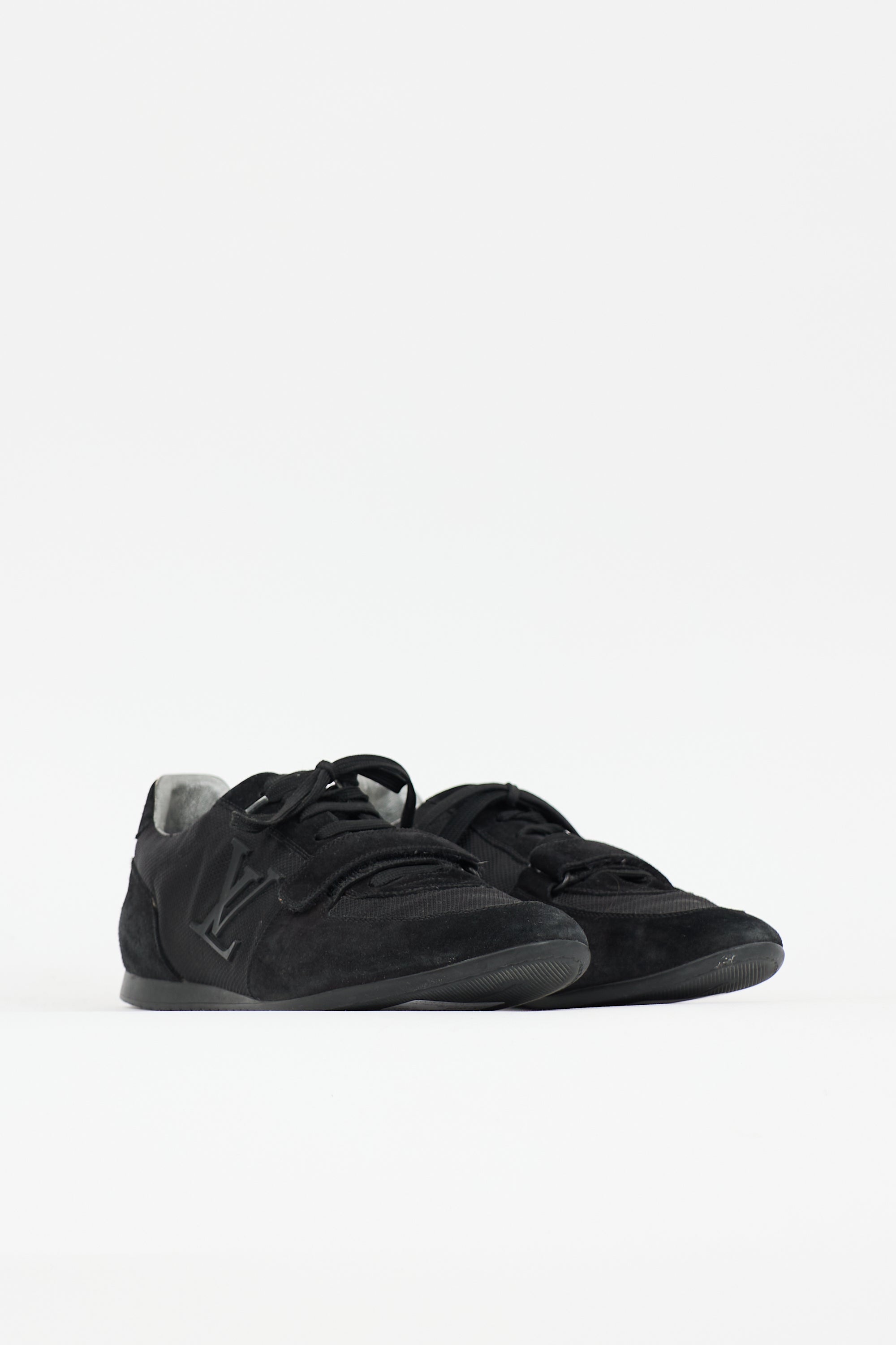 Louis Vuitton Mesh & Suede Stardust LV Sneaker