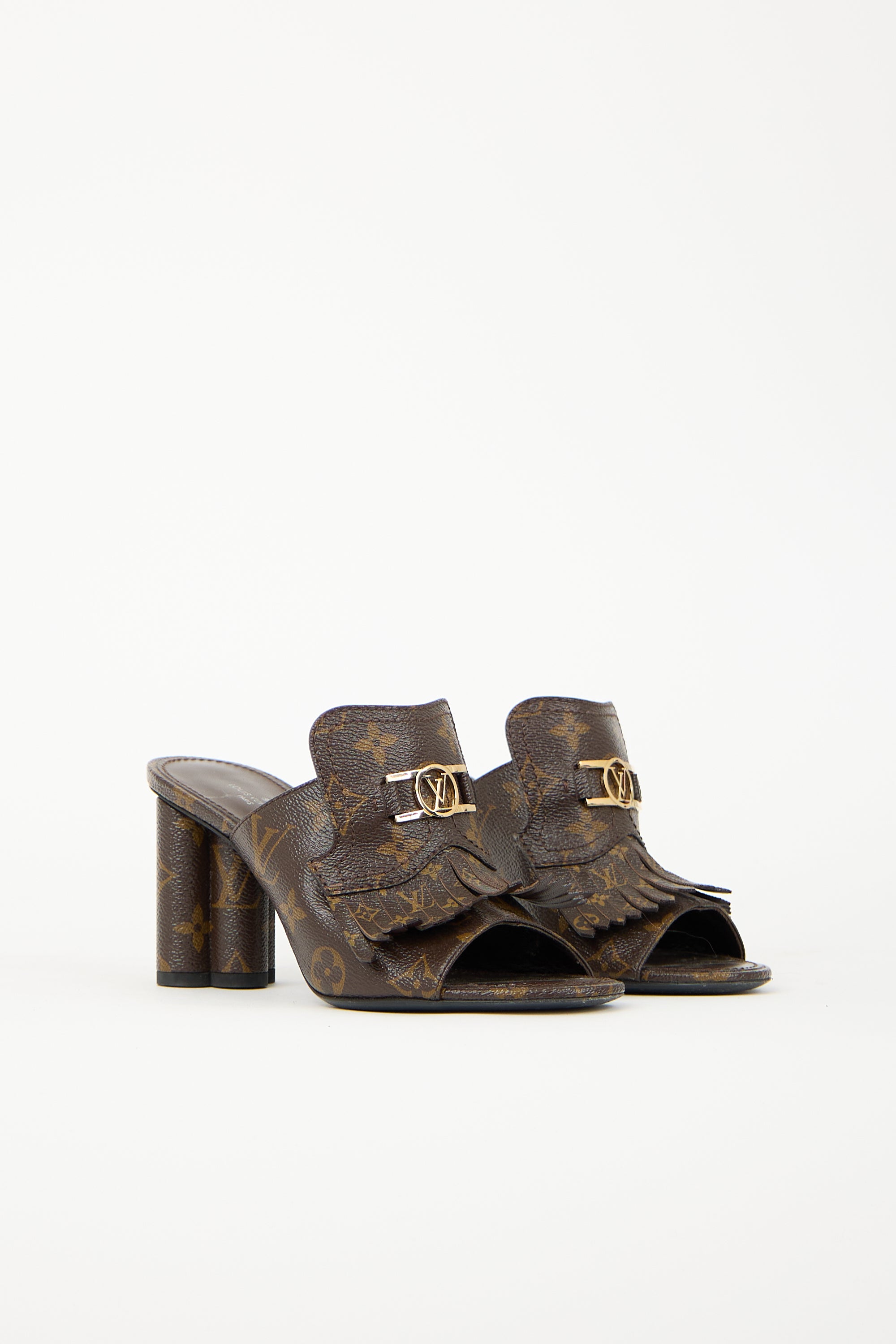 Louis Vuitton Monogram Canvas Indiana Mule