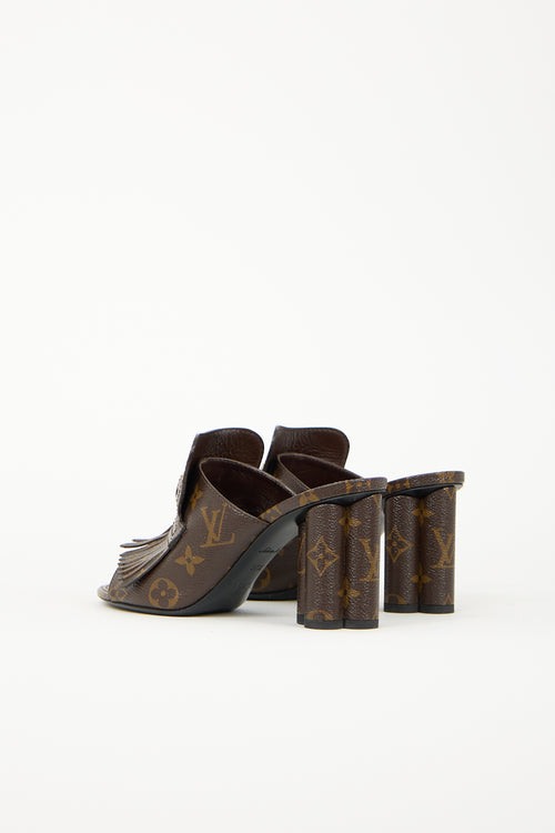 Louis Vuitton Monogram Canvas Indiana Mule