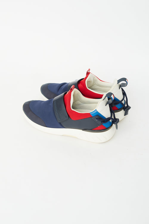 Louis Vuitton Navy & Multicolour America's Cup 2017 Regatta Sneaker