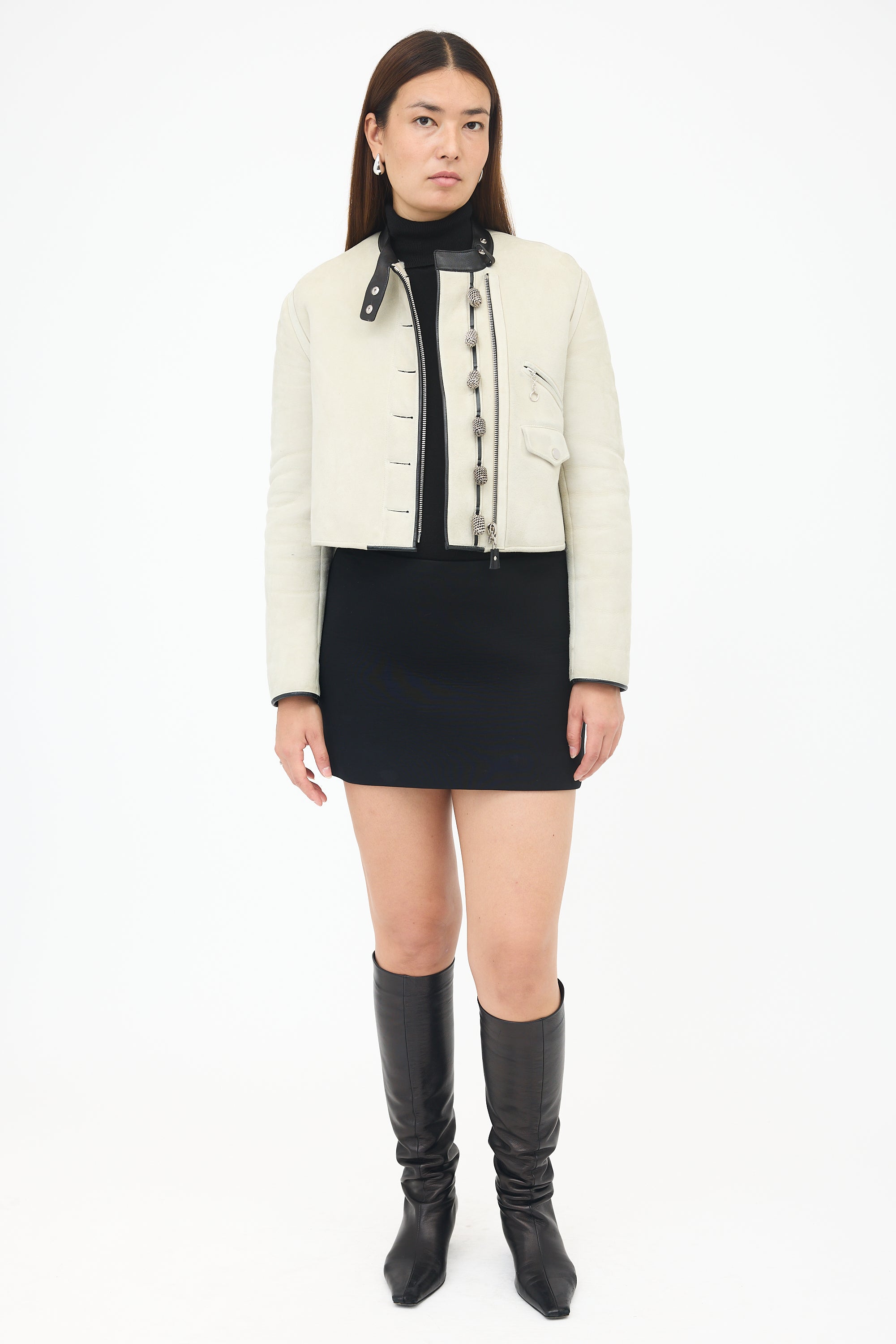 Louis Vuitton Resort 2017 Cropped Shearling Jacket