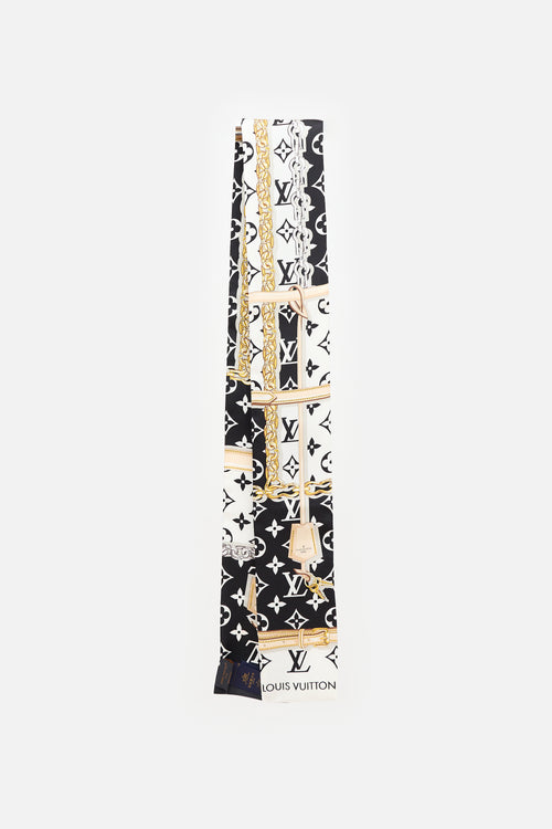 Louis Vuitton Silk Monogram Confidential Bandeau