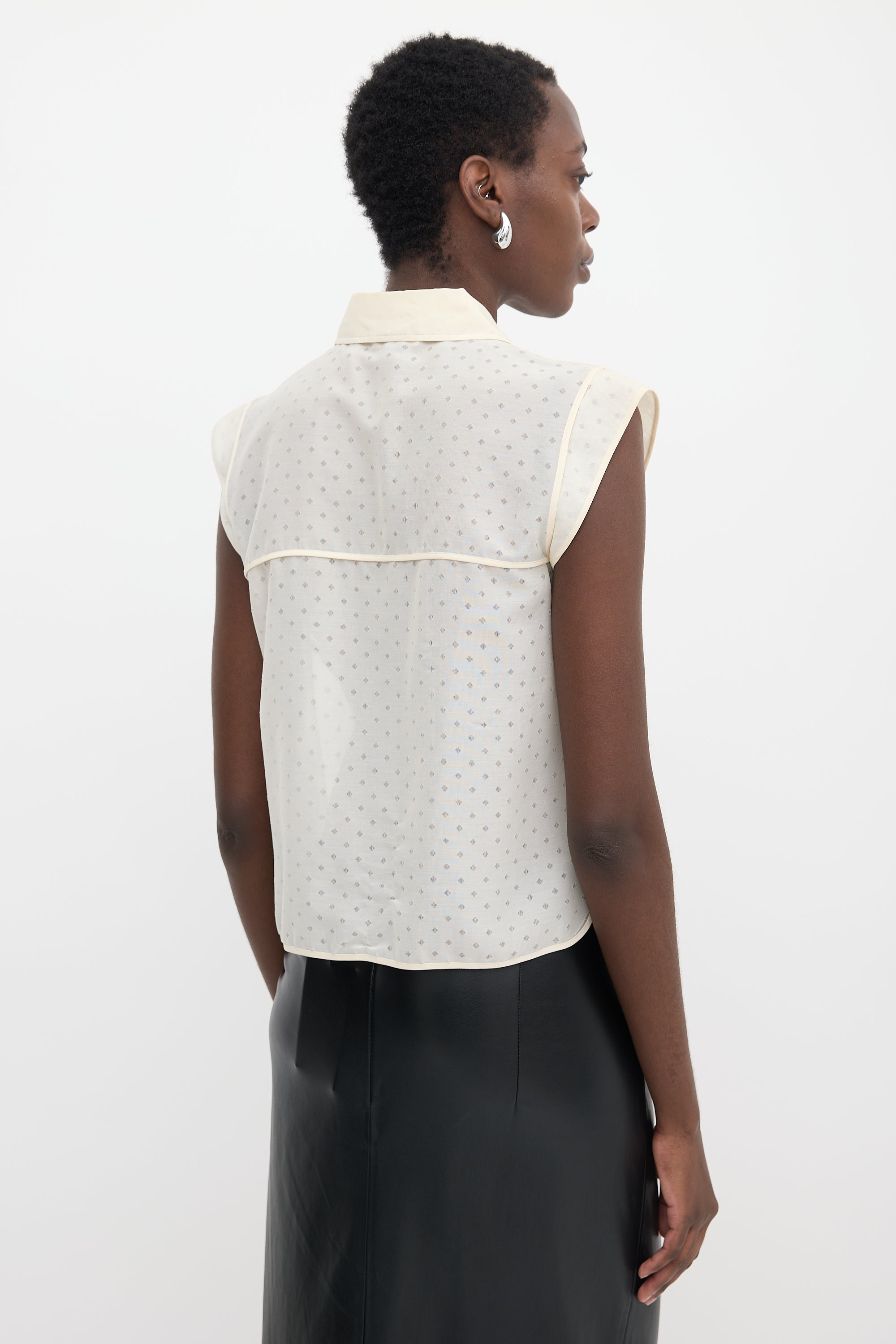 Louis Vuitton Silk Patterned Top