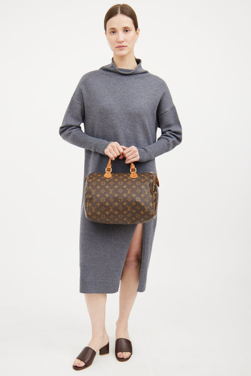 1995 Brown Monogram Speedy 30 Bag