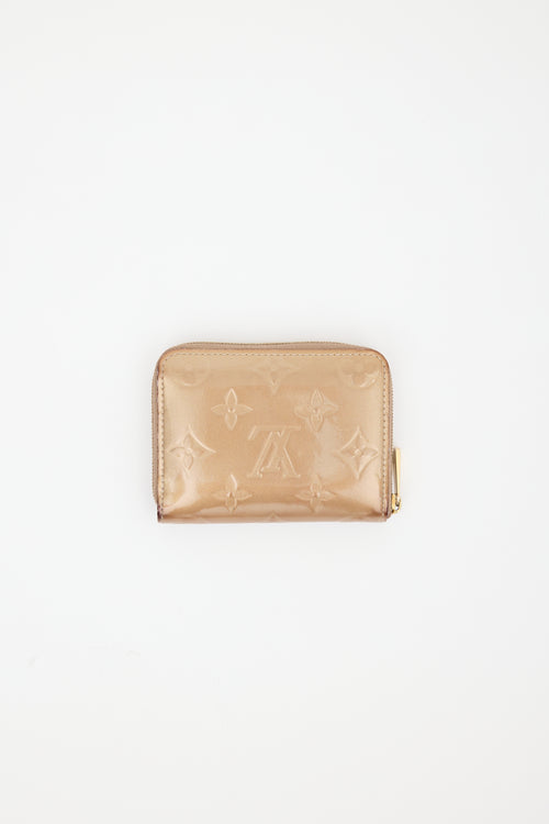 Louis Vuitton Vernis Monogram Zip Wallet