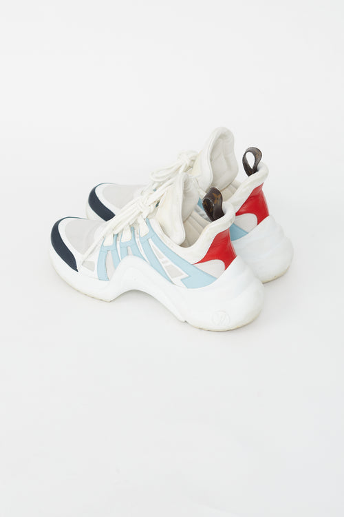 White & Multicolour Archlight Sneaker Louis Vuitton