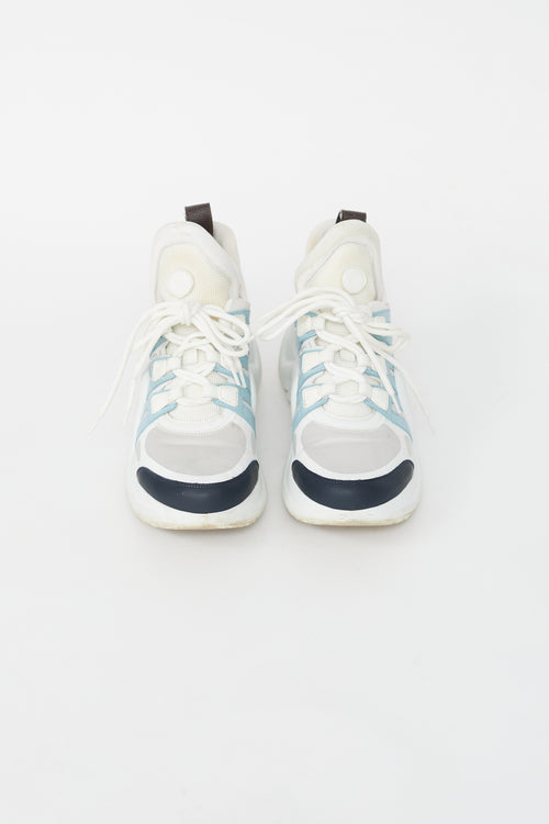 White & Multicolour Archlight Sneaker Louis Vuitton