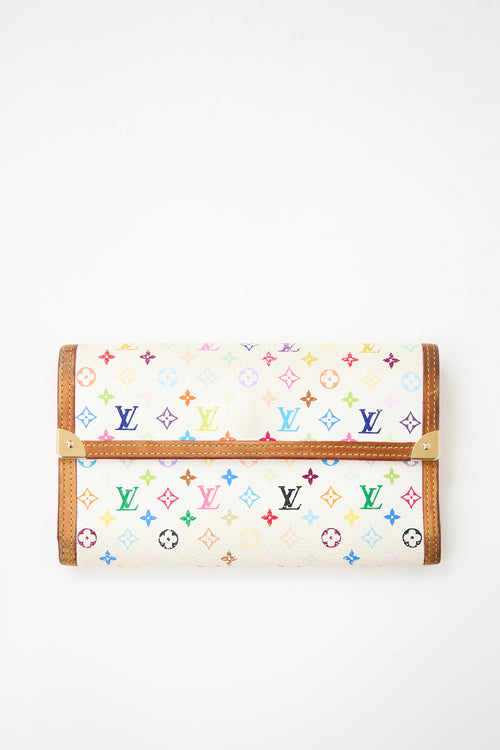Louis Vuitton X Takashi Murakami 2006 International Wallet