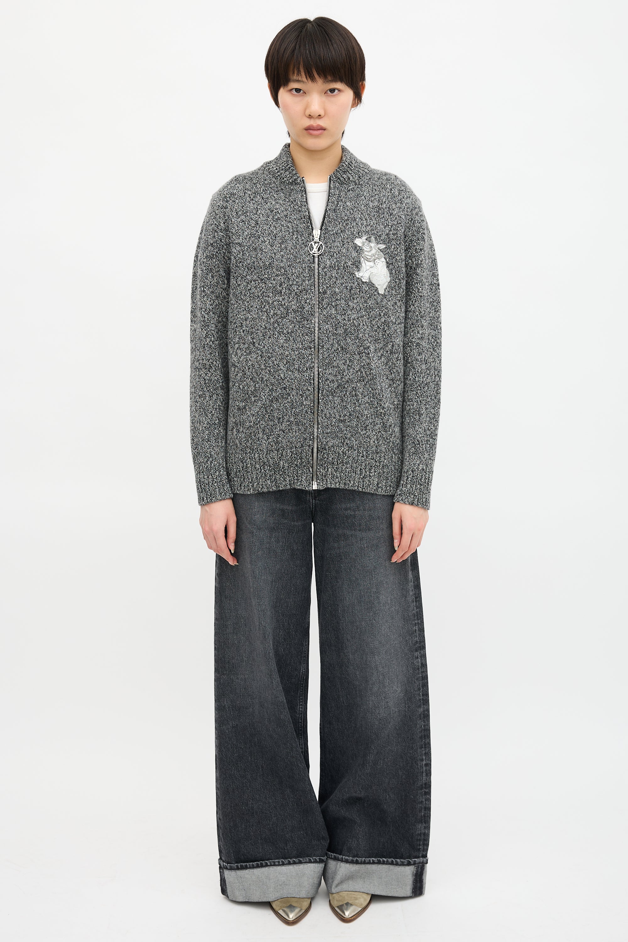 Louis Vuitton Zip Patch Cardigan
