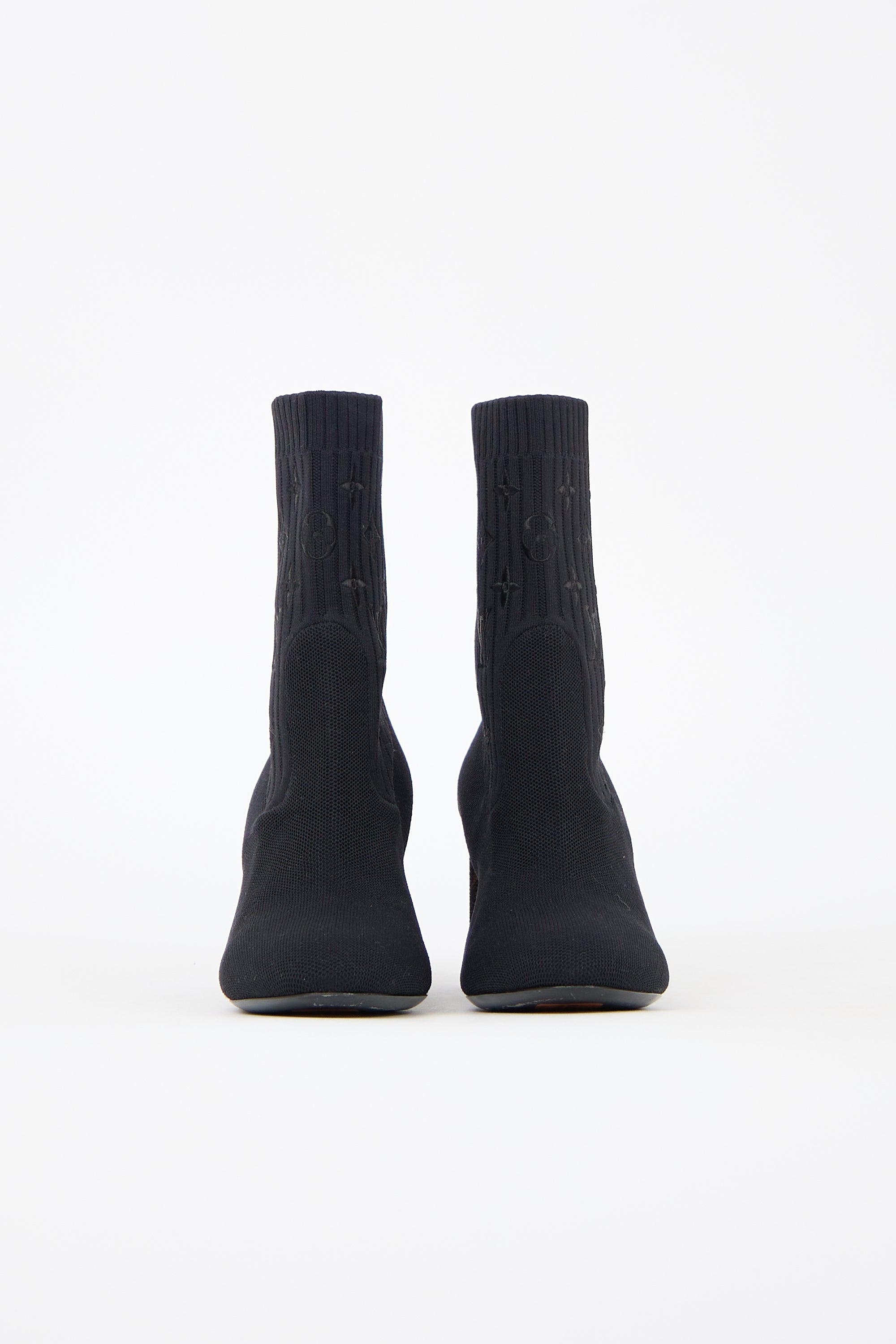 Louis Vuitton Sock Monogram Ankle Boot