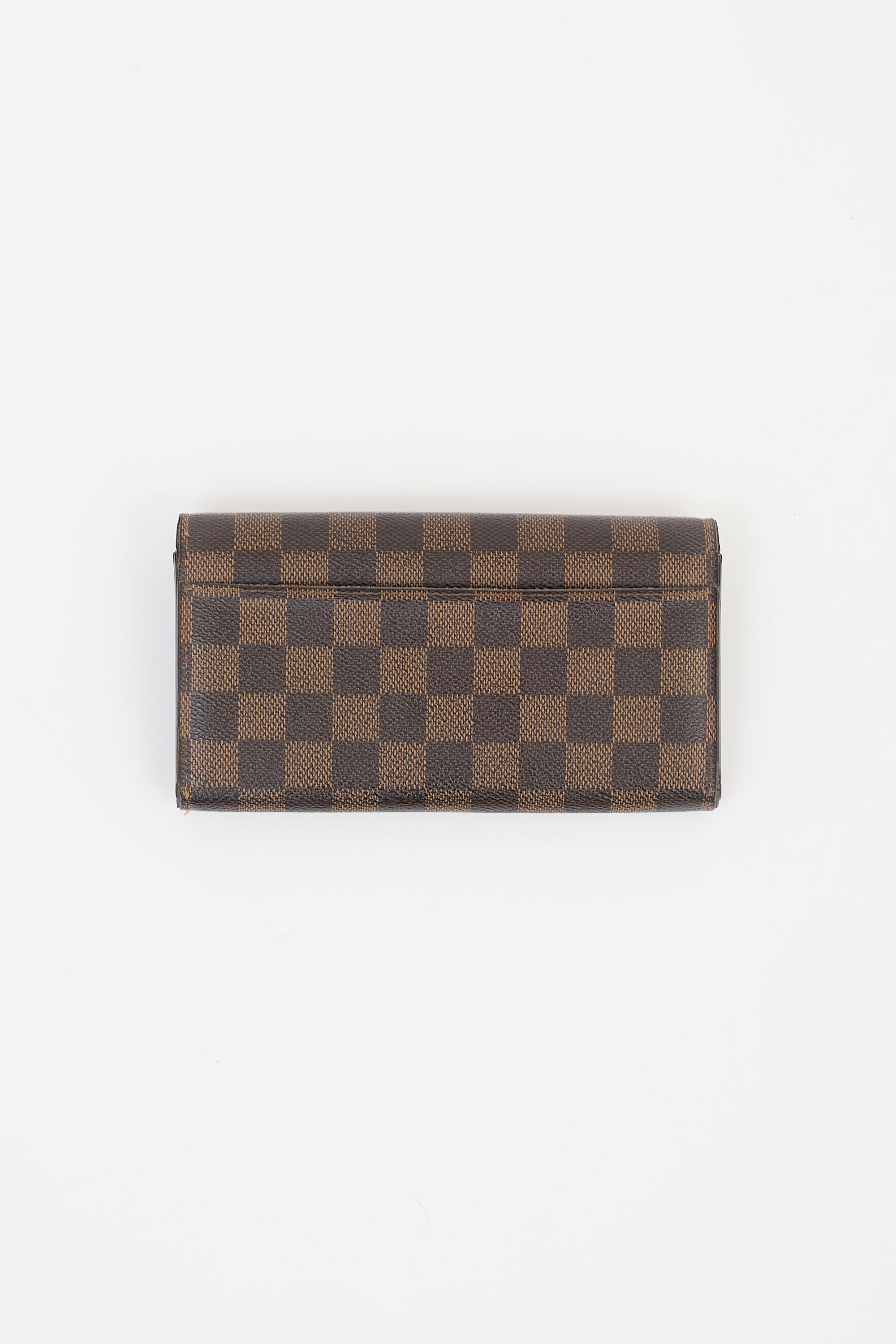 Louis Vuitton Brown Damier Canvas Sarah Wallet