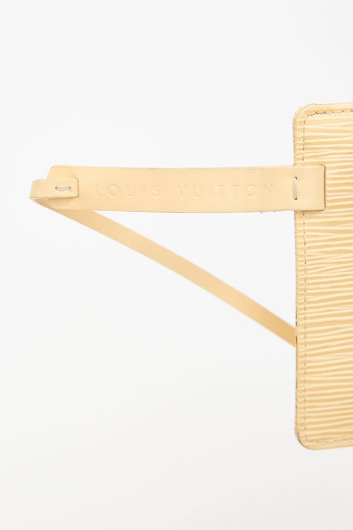 Beige Epi Leather Rochelle Belt Bag