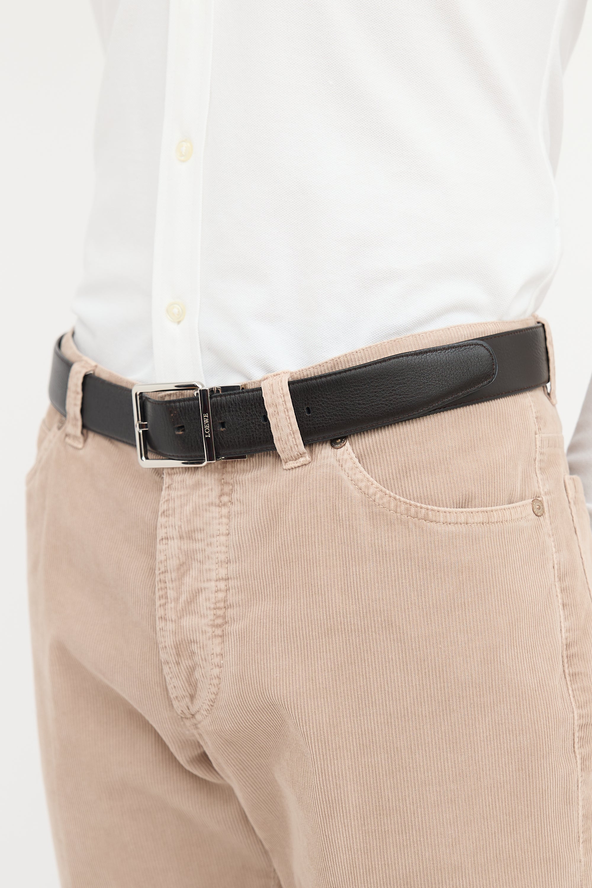 Loewe Reversible Leather Belt