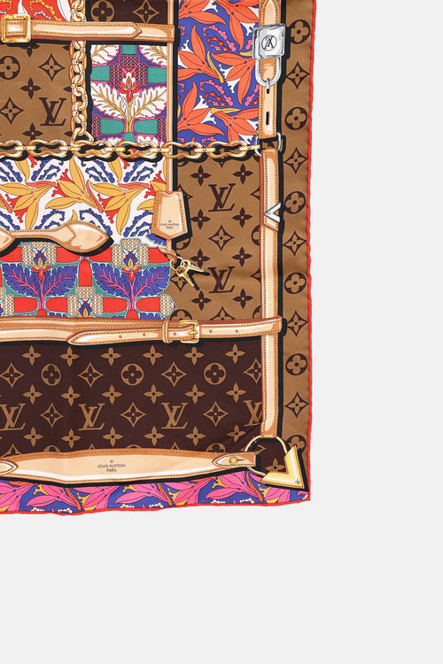 Louis VuittonSilk Confidential Garden Scarf