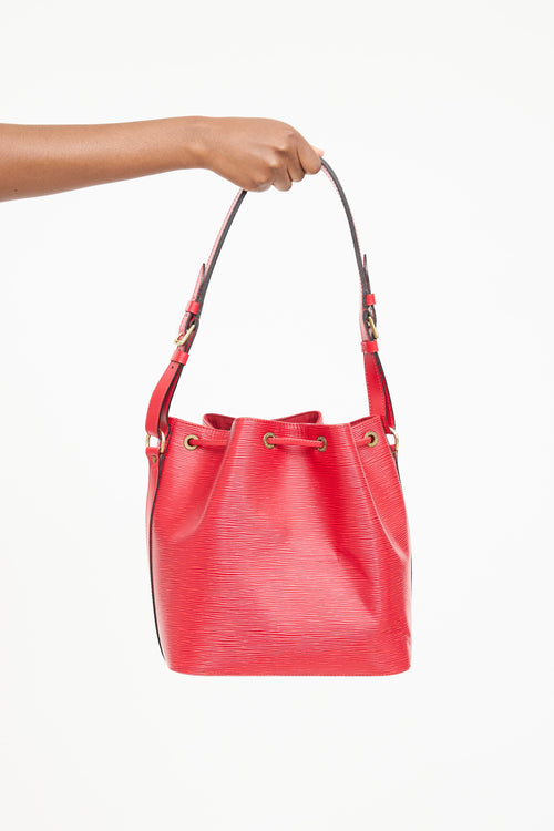Louis Vuitton Epi Leather Noé Petit Bucket Bag