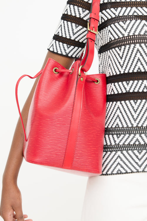 Louis Vuitton Epi Leather Noé Petit Bucket Bag