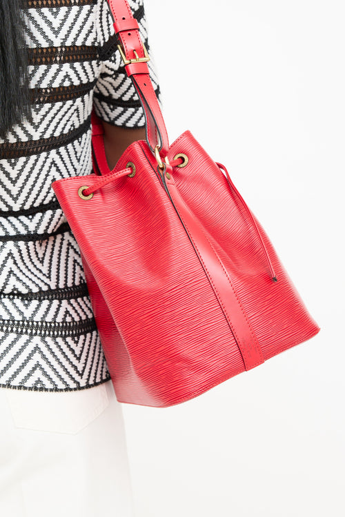 Louis Vuitton Epi Leather Noé Petit Bucket Bag