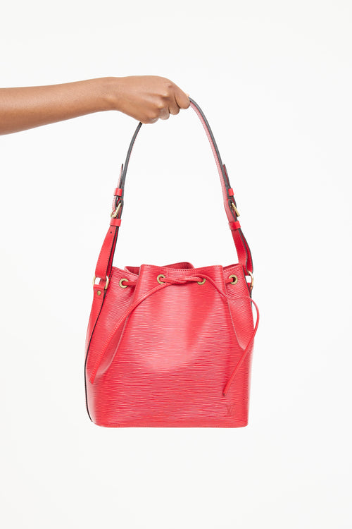 Louis Vuitton Epi Leather Noé Petit Bucket Bag