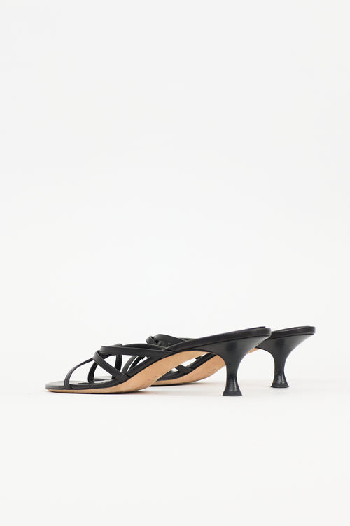 Manolo Blahnik Leather Strappy Sandal