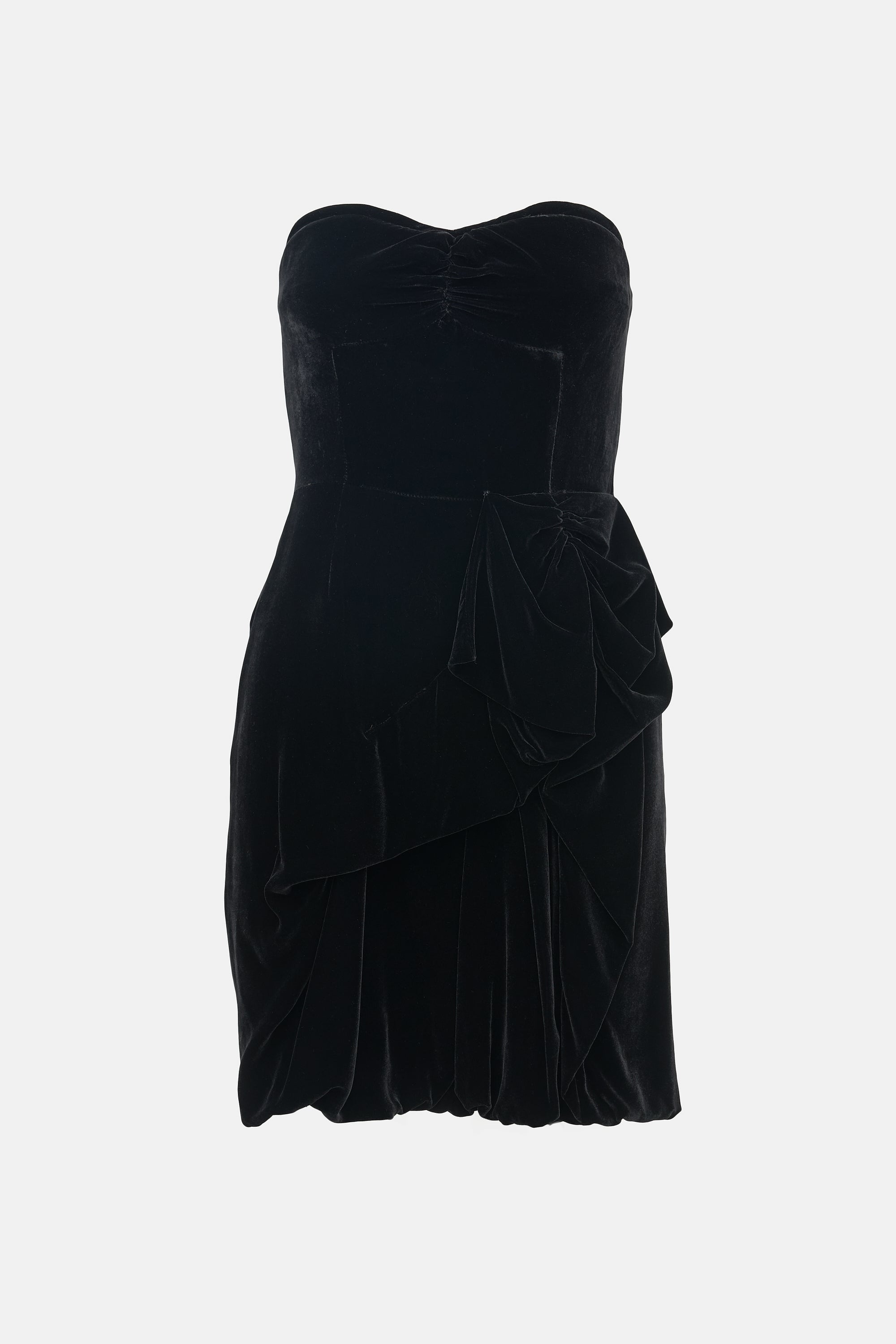 Marc by Marc Jacobs Velvet Asymmetrical Mini Dress