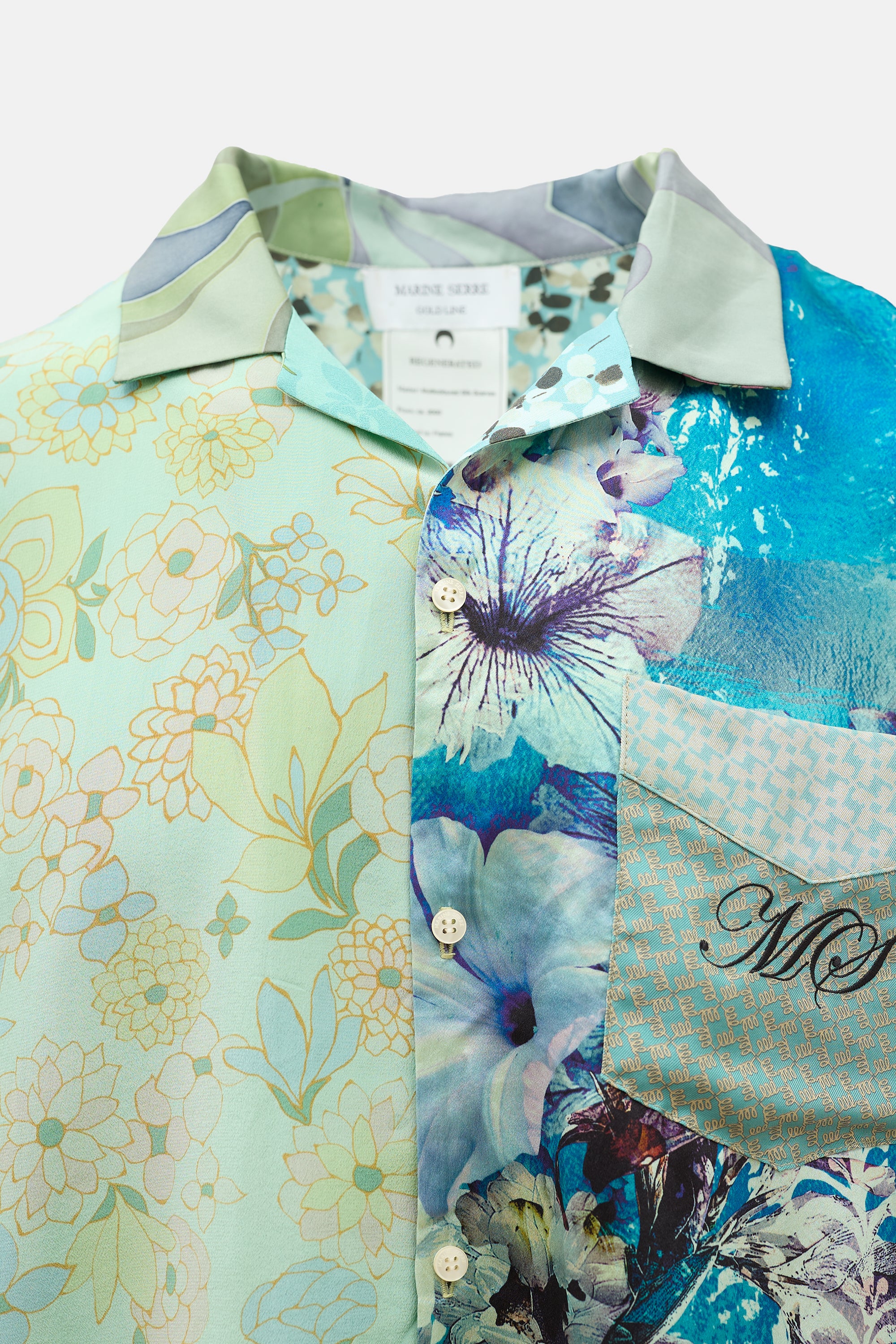 Marine Serre Regenerated Silk Scarf Shirt