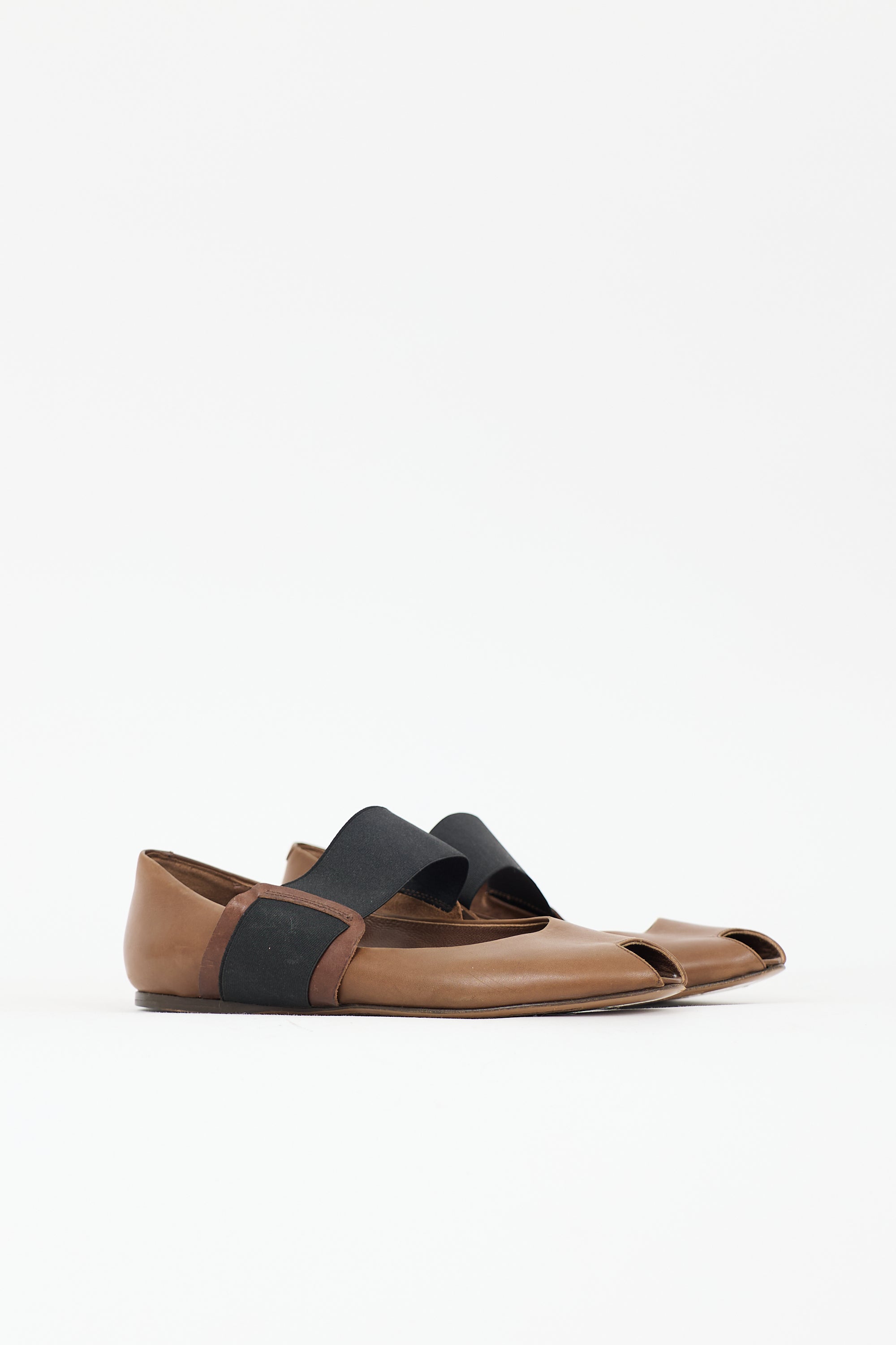 Marni Leather Mary Jane Flat