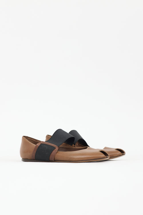 Marni Leather Mary Jane Flat