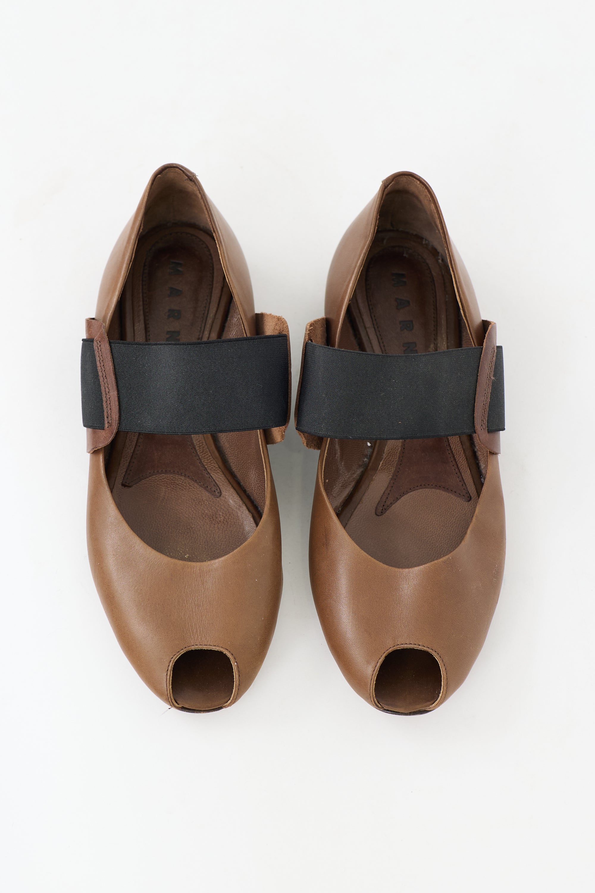 Marni Leather Mary Jane Flat