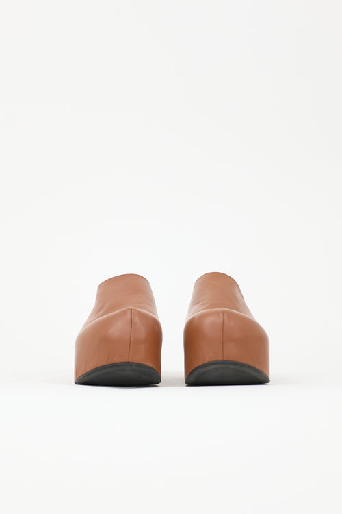 Marni Leather Sabot Clog Mule