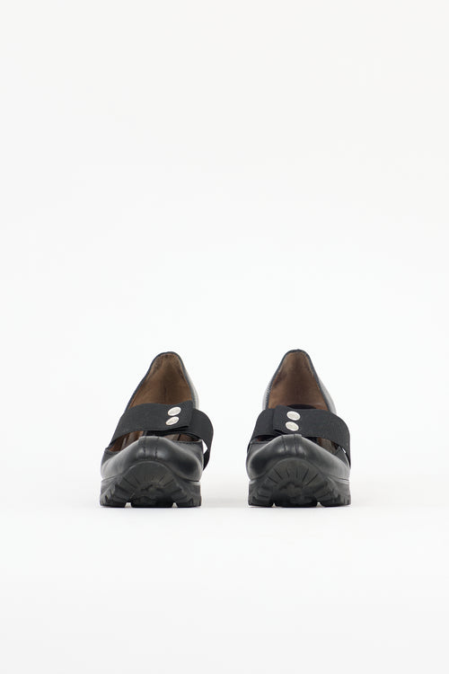 Marni Leather Treaded Pump
