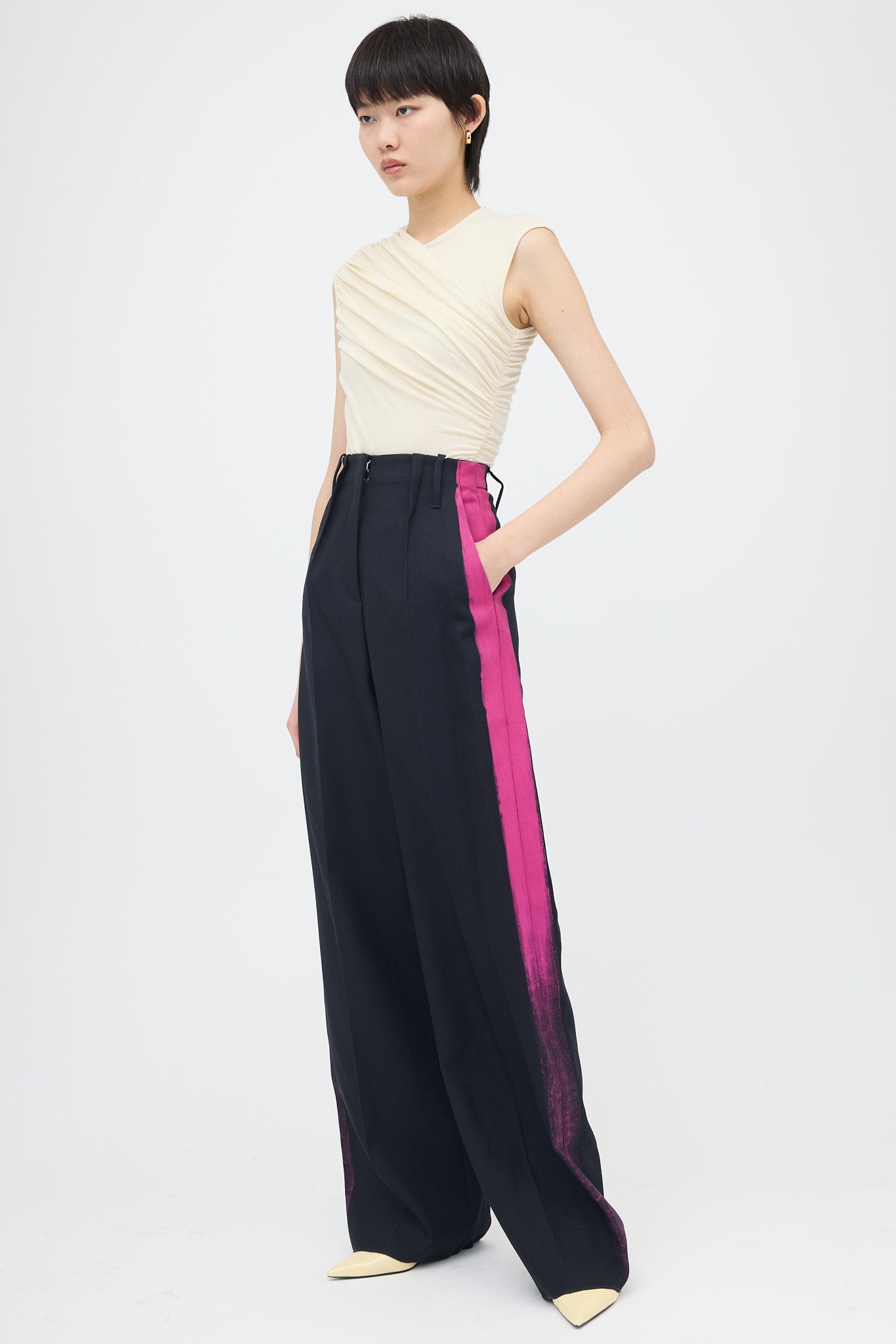 Maison Margiela FW 2013 Wool Painted Trouser