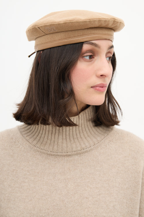 Max Mara Wool Pace Cap