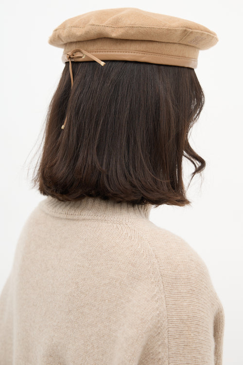 Max Mara Wool Pace Cap