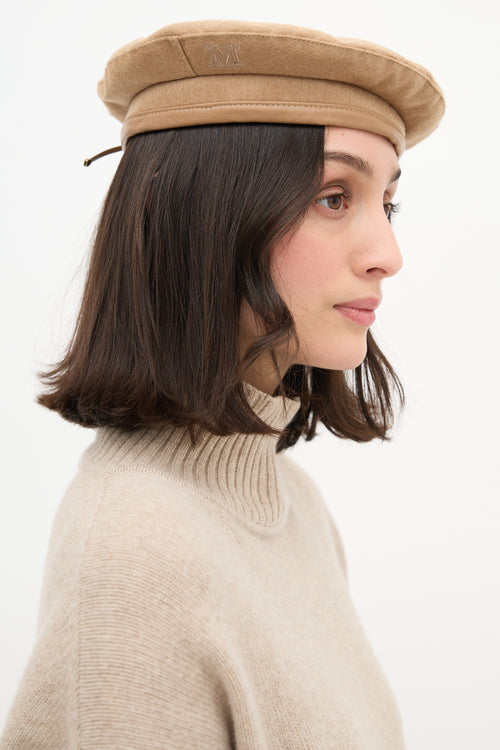 Max Mara Wool Pace Cap