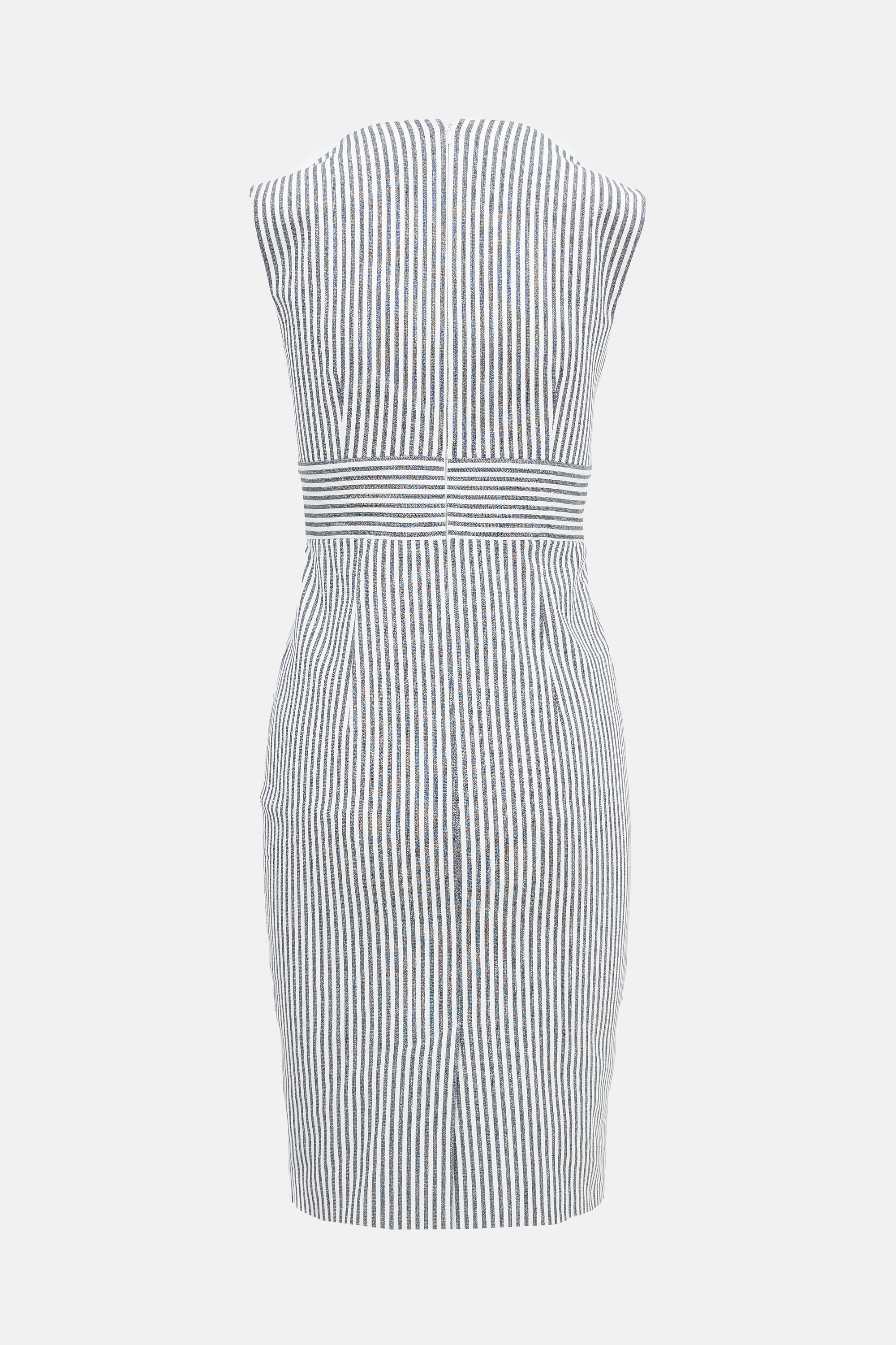 Max Mara Striped Midi Dress
