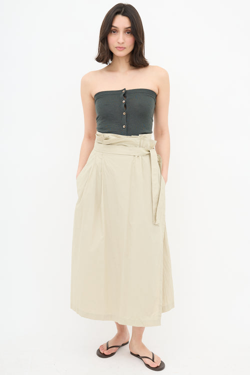 Max Mara Weekend Pleated Wrap Skirt