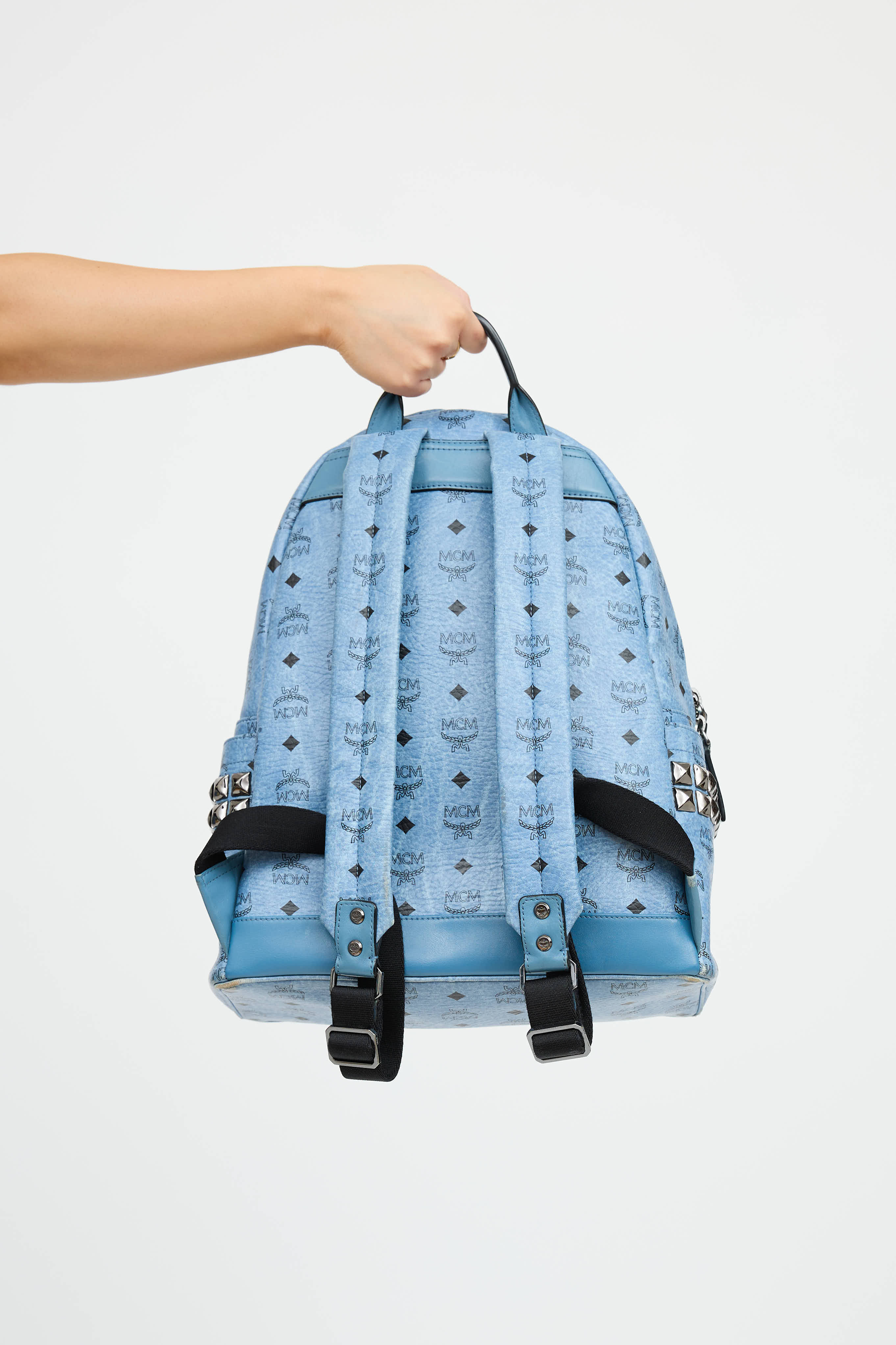 MCM Leather Stark Backpack
