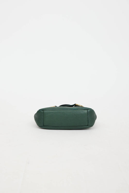 Leather Logo Shoulder Bag