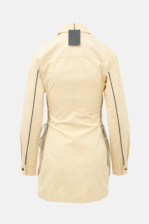 MCM Long Sleeve Shirt Dress