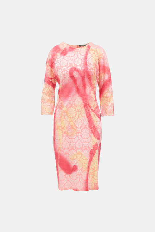 Alexander McQueen SS 1997 'La Poupée' Damask Dress