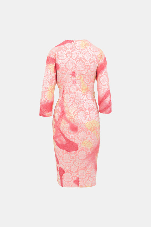 Alexander McQueen SS 1997 'La Poupée' Damask Dress