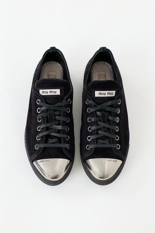 Miu Miu Suede Sneaker