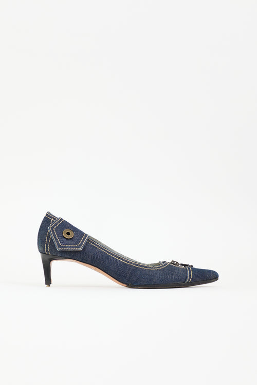 Miu Miu Vintage Denim Pump