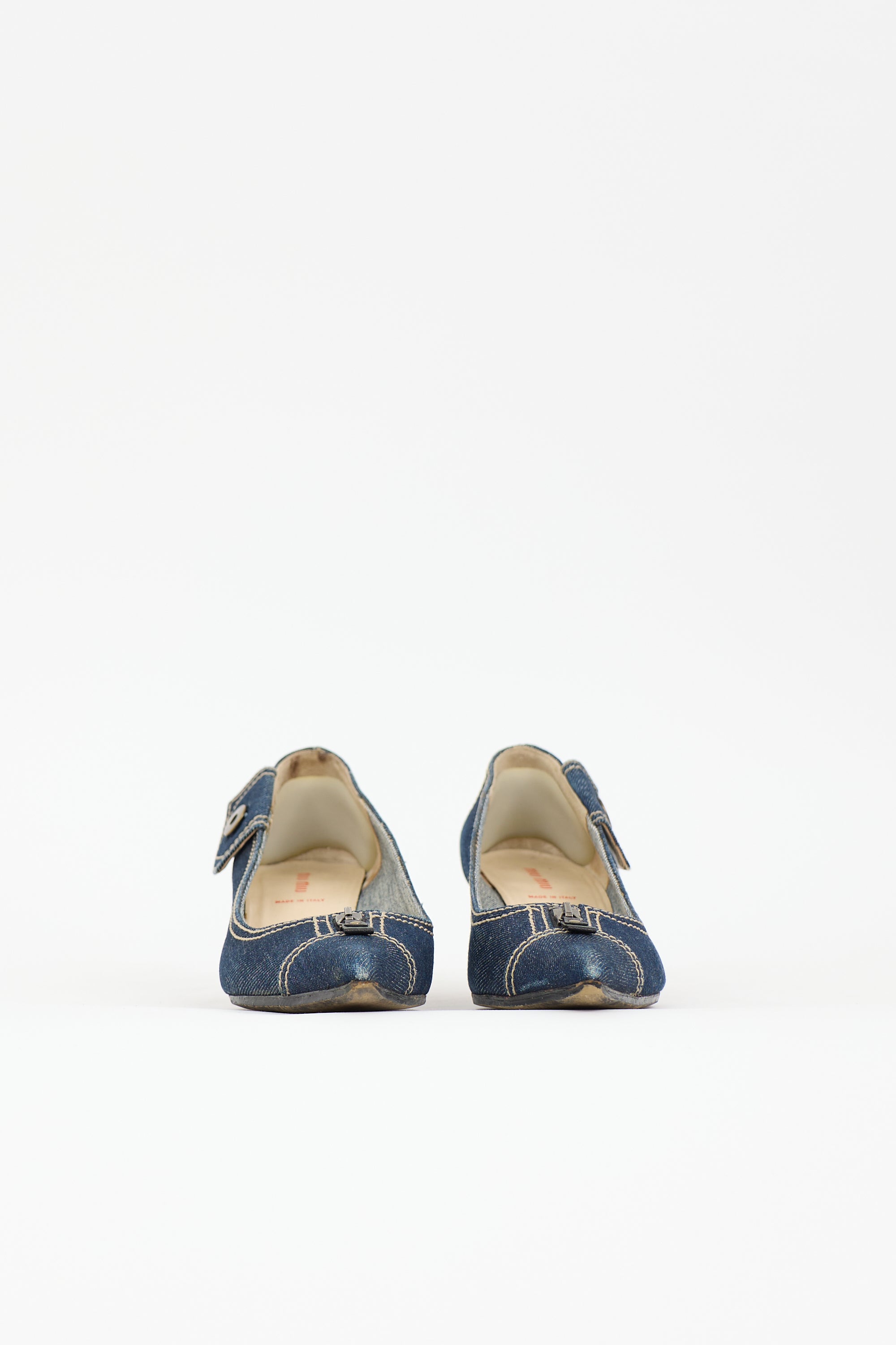 Miu Miu Vintage Denim Pump
