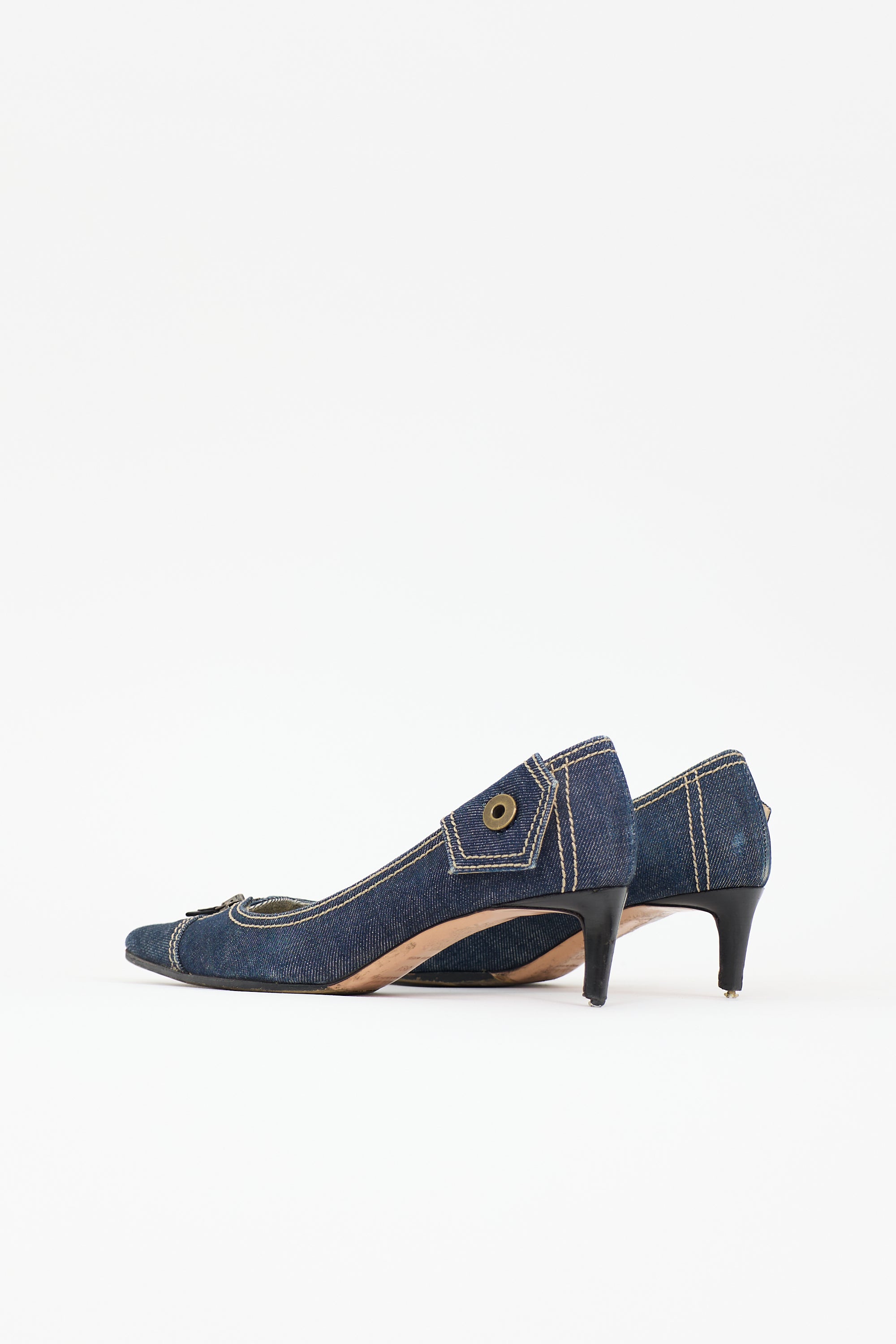 Miu Miu Vintage Denim Pump