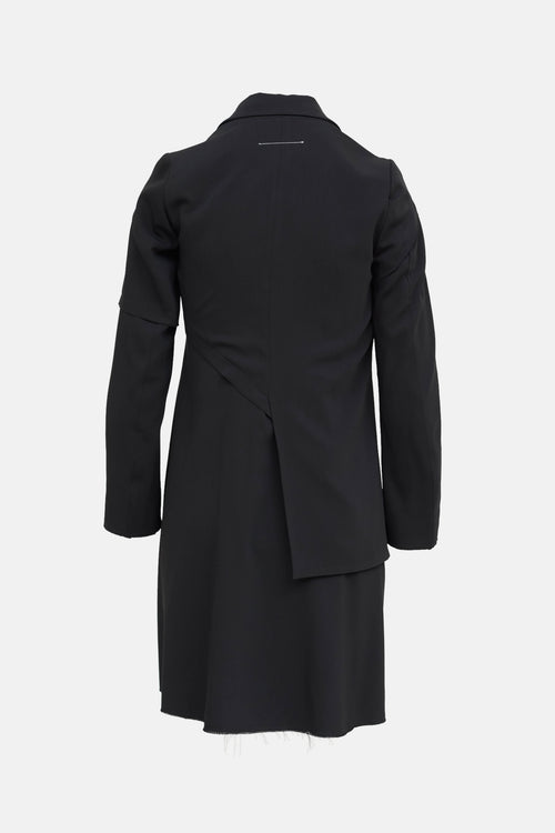 MM6 Maison Margiela Layered Asymmetrical Blazer
